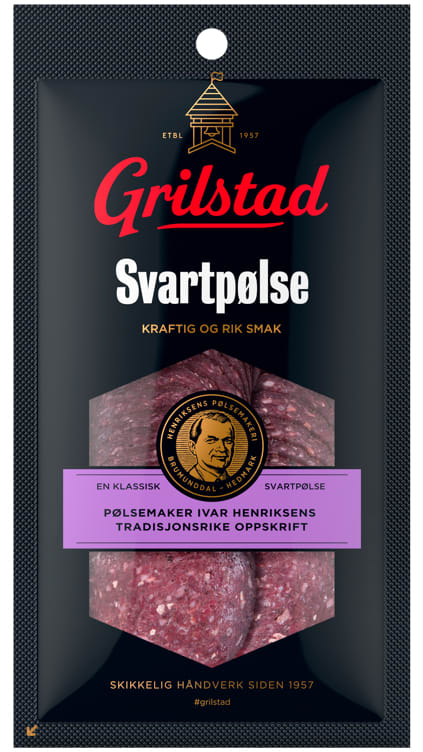 Svartpølse 100g Grilstad
