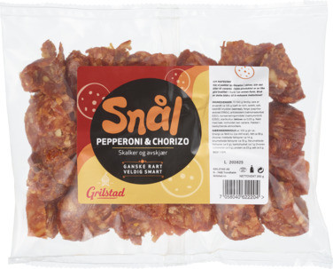 Snål Pepperoni & Chorizo Skalker og Avskjær 200g