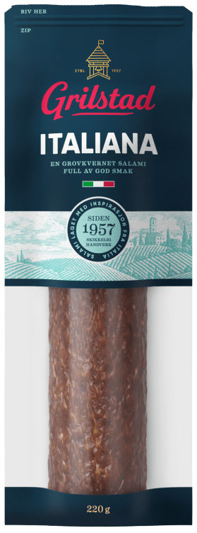 Italiana hel 220g Grilstad