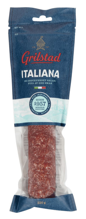Italiana hel 220g Grilstad
