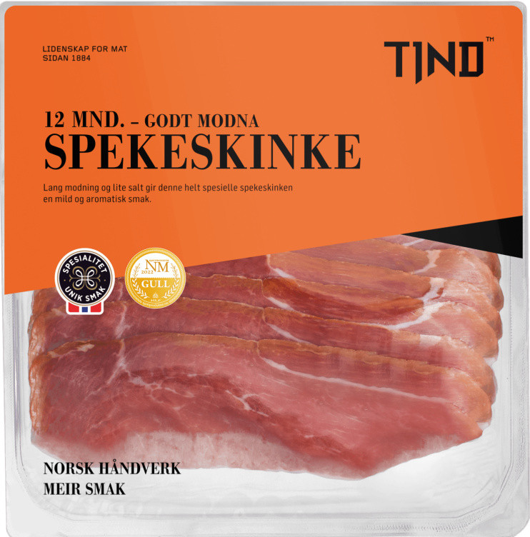 Spekeskinke Godt Modna 12mnd 70g Tind