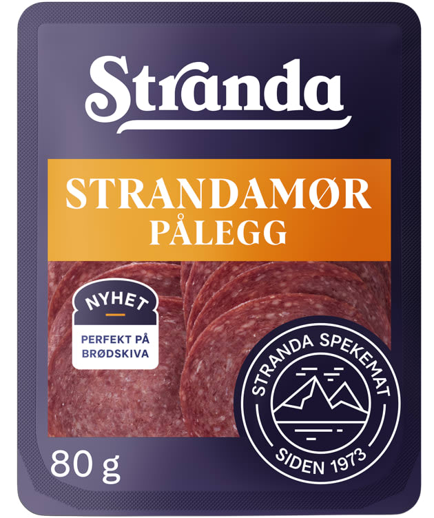Strandamør skivet 80g Stranda