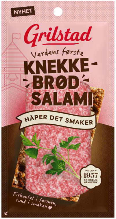 Knekkebrødsalami 100g Grilstad