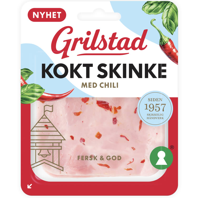 Kokt Skinke m/Chili 100g Grilstad