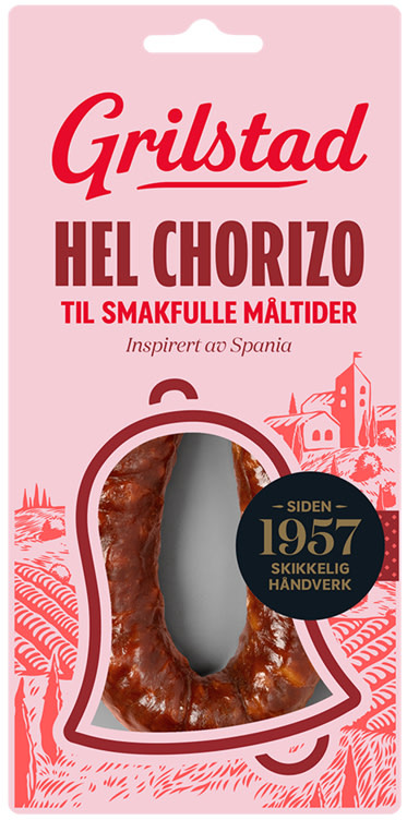 Chorizo i Ring 200g Grilstad
