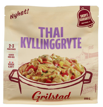 Grilstad Thai Kyllinggryte 800g