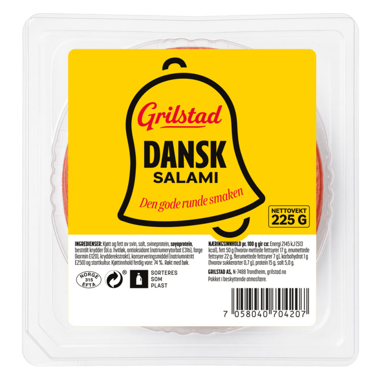 Dansk Salami 225g Grilstad