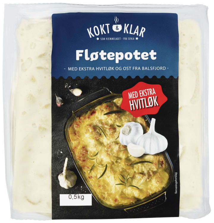 Fløtepotet m/Hvitløk 500g Kokt&Klar