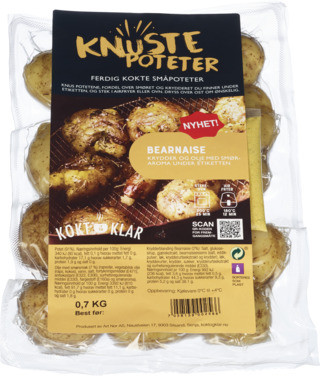 Knuste Poteter Bearnaise 700g Kokt og Klar