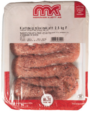 Kjøttdeig med Svin Meråker Kjøtt