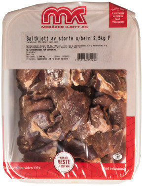 Saltkjøtt Storfe u/Bein Meråker Kjøtt