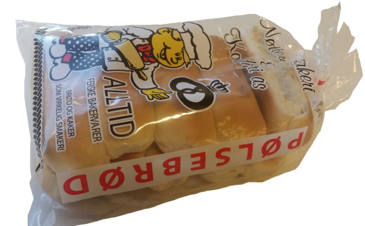 Pølsebrød 10pk Nøtterø Bakeri