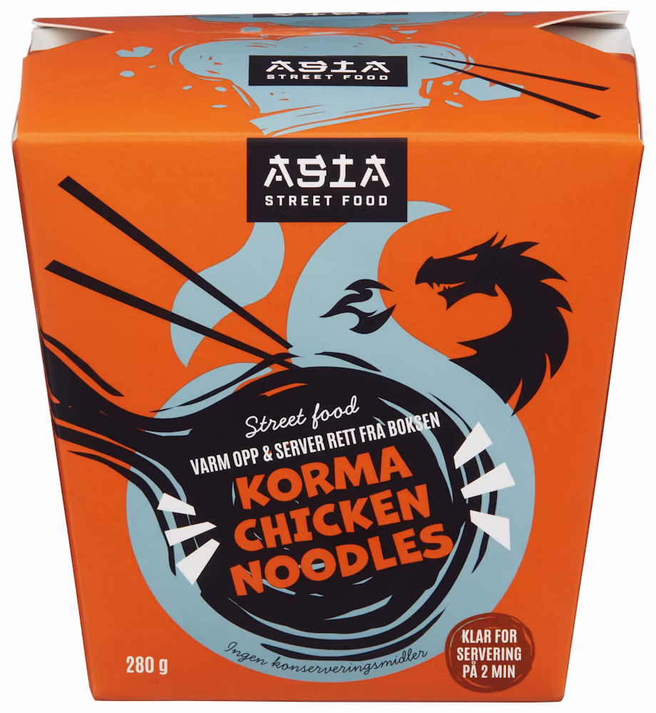 Korma Kylling med Nudler 280 g