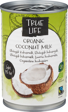 True Life Organic Coconut Milk 8-9% Fat