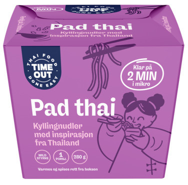 Time Out Pad Thai Kylling med Nudler 280g