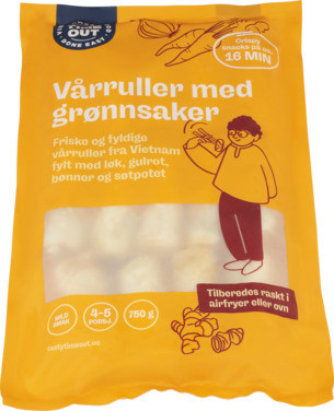 Time Out Vårruller med Grønnsaker 750g