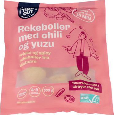 Time Out Rekeboller med Chili og Yuzu 500g