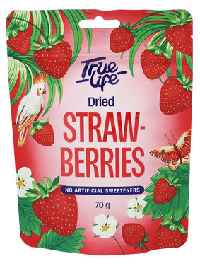 Tørket Jordbær 70g True Life
