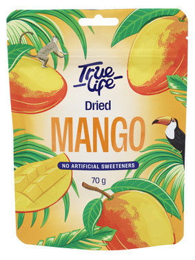 Tørket Mango 70g True Life