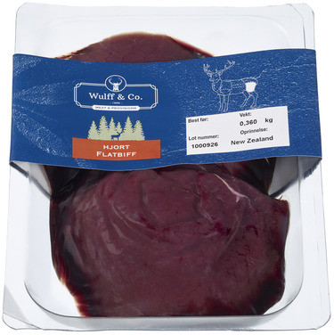 Kronhjort Medaljong 2x180gr av Flatbiff