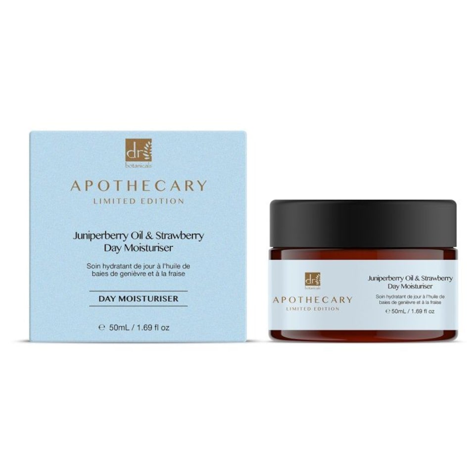 Dr. Botanicals Anti-Ageing Juniperberry Oil & Strawberry Day Moisturiser 50ml