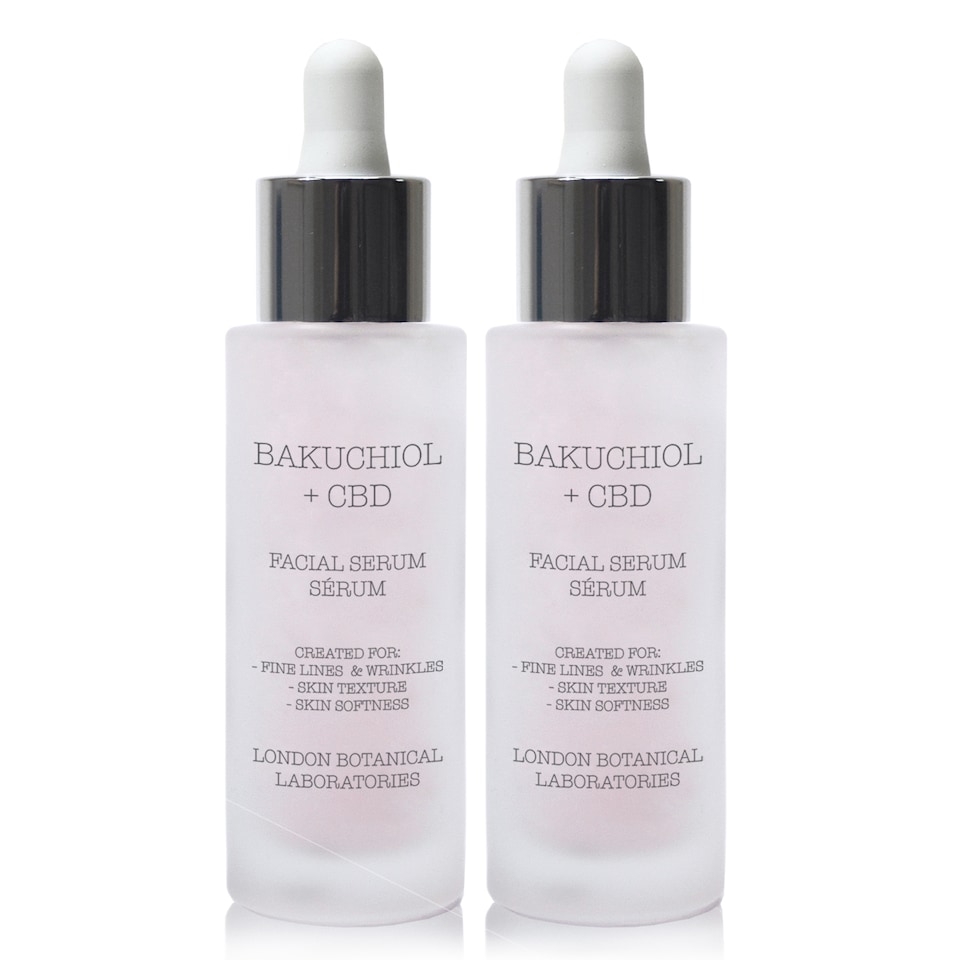 London Botanical Laboratories 2 X Bakuchiol + CBD Serum 30ml
