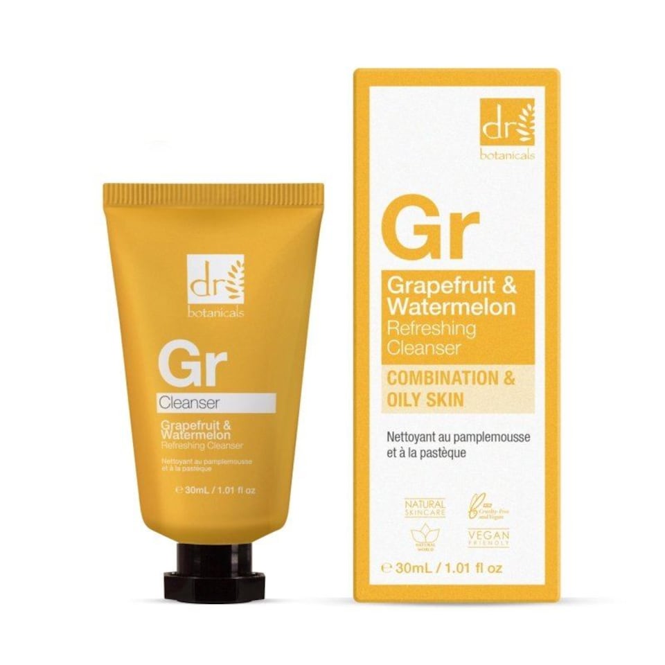 Dr. Botanicals Advanced Grapefruit & Watermelon Anti-Ageing Refreshing Cleanser 30ml