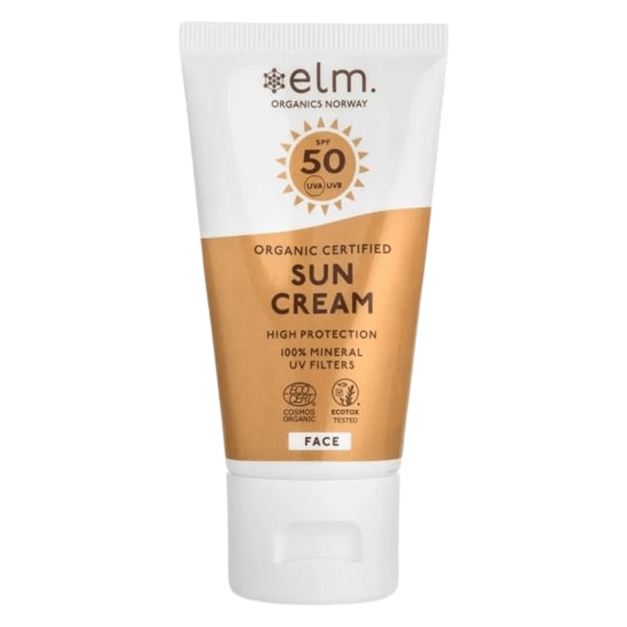 Elm Organics Sun Cream Face SPF50 40ml