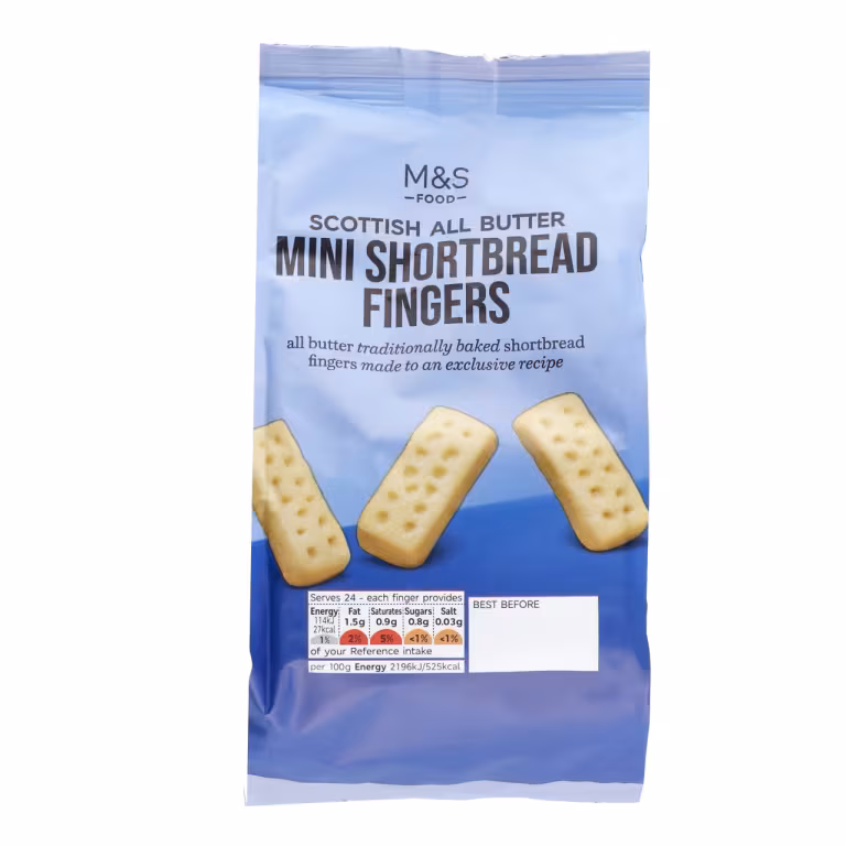 M&S Mini Shortbread Fingers