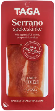Classic Serrano skinke Skivet, 55 g