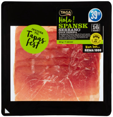 Serrano Gran Reserva 80g Speket Taga