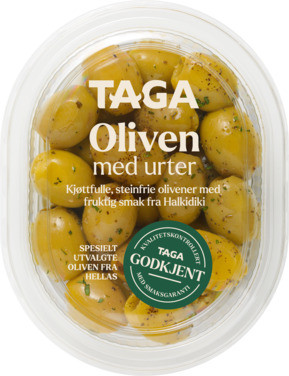 Taga Oliven Greske med Urter 130g