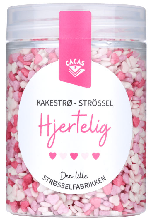 Kakestrø Hjertelig Minihjerter 75g Cacas