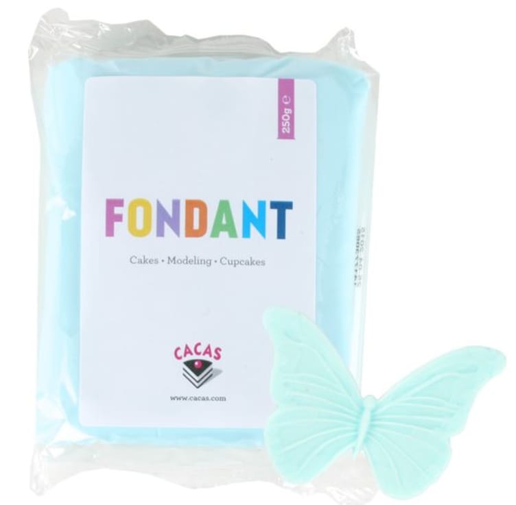 Fondant Babyblå 250g Cacas