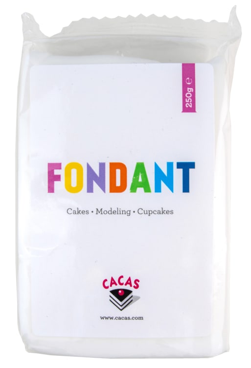 Fondant Hvit 250g Cacas