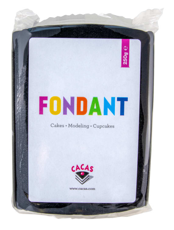 Fondant Sort 250g Cacas