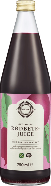 Rødbetejuice Økologisk 0,75l Helios