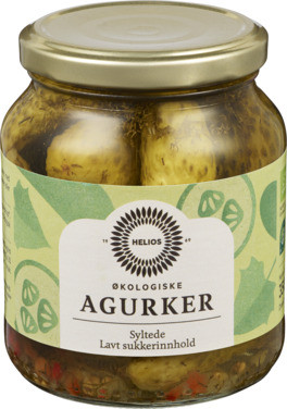 Helios Sylteagurker 350g Økologisk