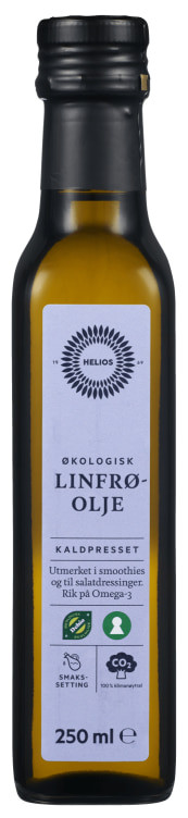 Linfrøolje Økologisk 250ml Helios