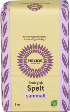 Helios Speltmel Sammalt 1kg Økologisk