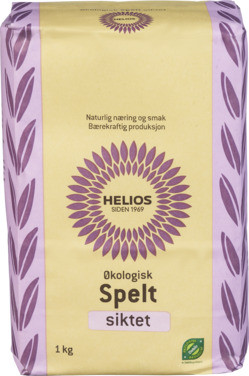 Økolog Spelt Siktet 1kg Helios
