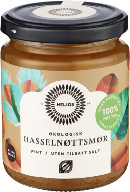 Helios Hasselnøttsmør 250g Økologisk