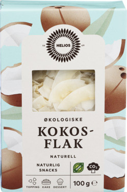 Helios Kokosflak 100g Økologisk