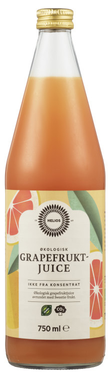 Grapefruktjuice Økologisk 0,75l Helios