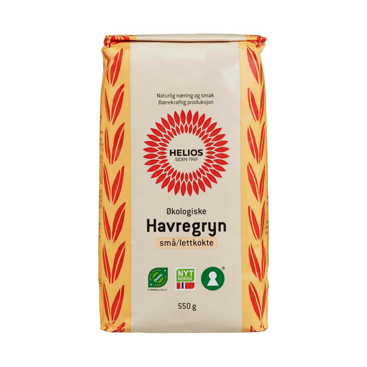 Havregryn Små Økologisk 550g Helios