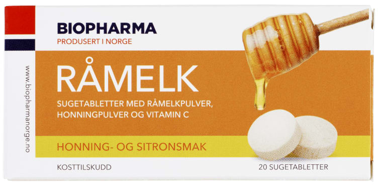 Råmelk Honning 20stk Biopharma