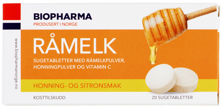 Råmelk Honning 20stk Biopharma