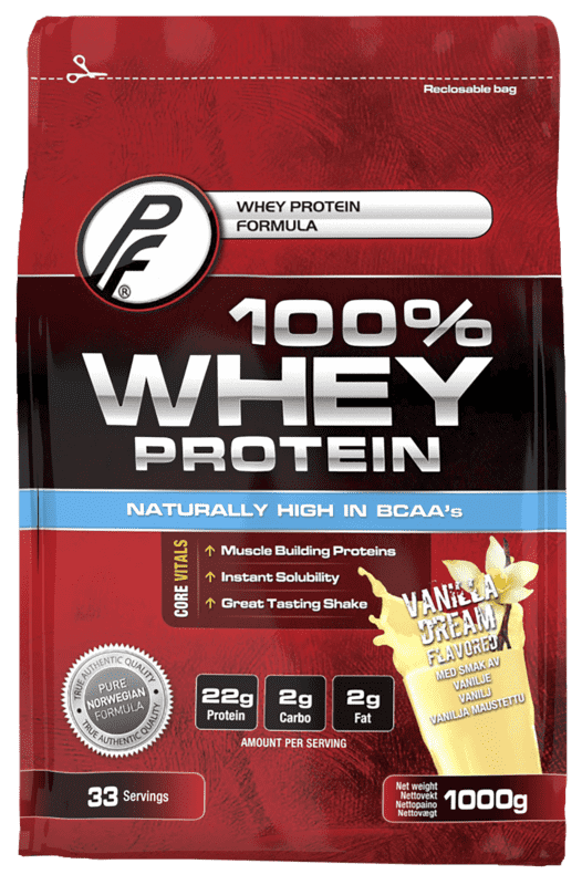 Proteinfabrikken Protein Whey 100% Vanilla 100g