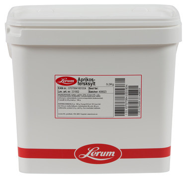 Aprikos-ferskensyltetøy 9kg Lerum