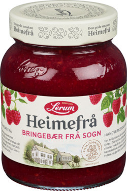 Bringebærsyltetøy Heimefrå 380g Lerum